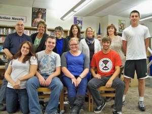 Franny Hertz, top row third from right, with the 2013-14 Task Force